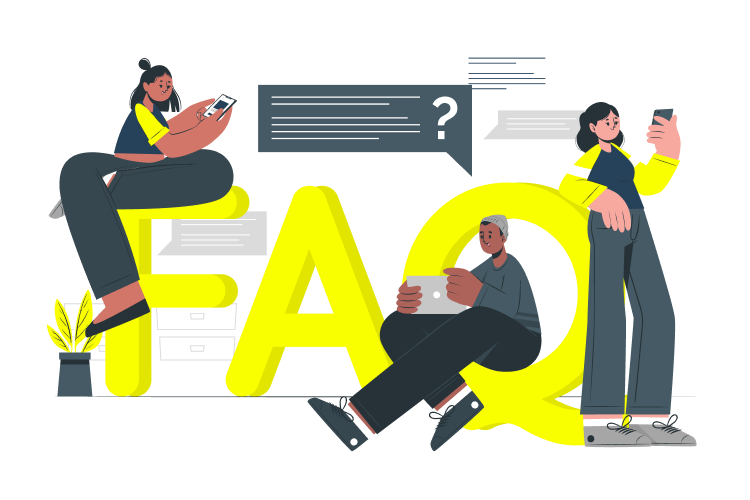 Frequently asked questions illustration
